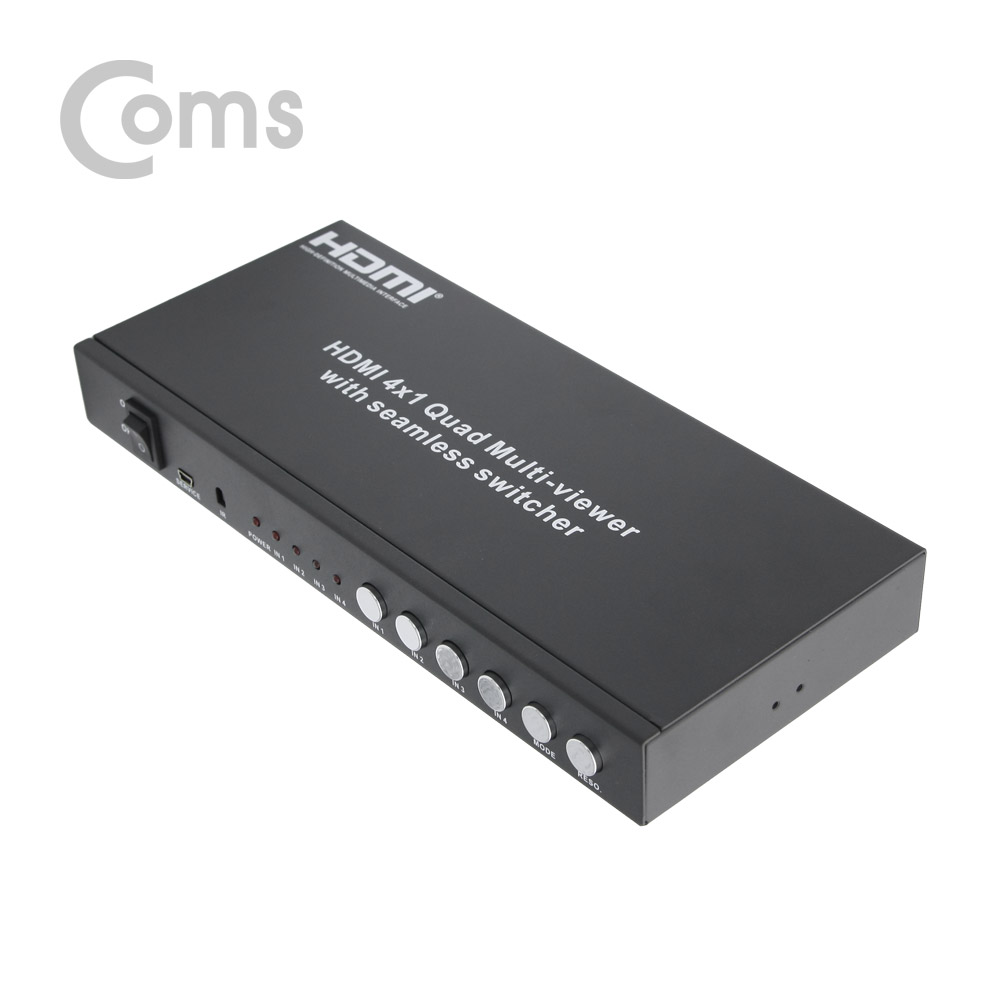 Coms HDMI 화면 분할기 & LAN ( 4 x 1 )