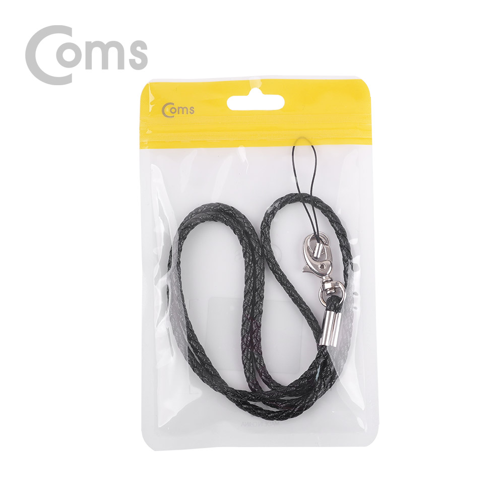 Coms 멀티 목걸이 스트랩 / 분실방지 / 36cm / Black