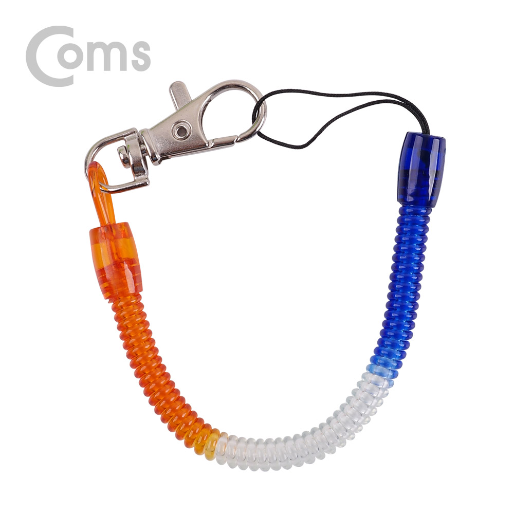 Coms  스프링 스트랩 끝단 컬러 OD 7mm / Blue, Clear, Orange