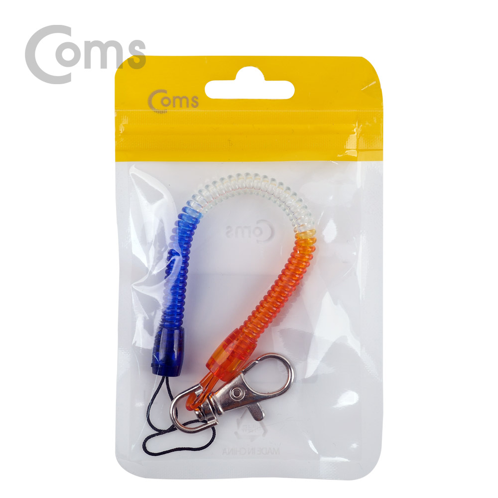 Coms  스프링 스트랩 끝단 컬러 OD 7mm / Blue, Clear, Orange