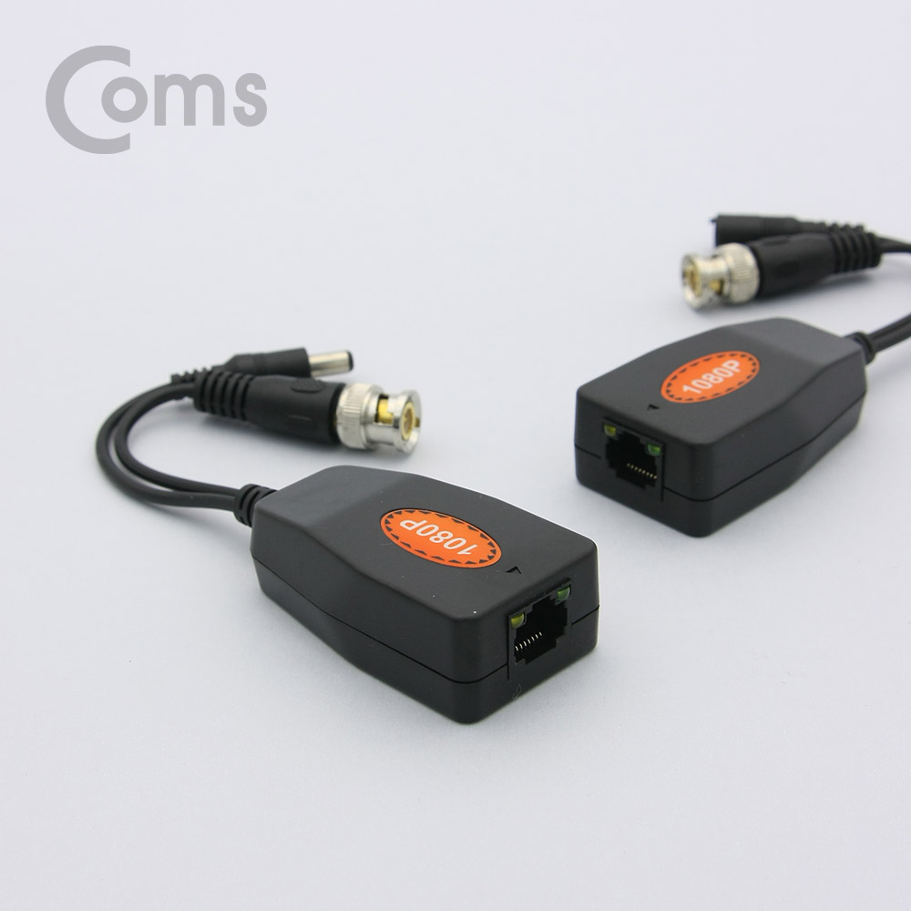 Coms BNC 리피터(Balun), CCTV 신호연장 CVBS / HD CVI / AHD