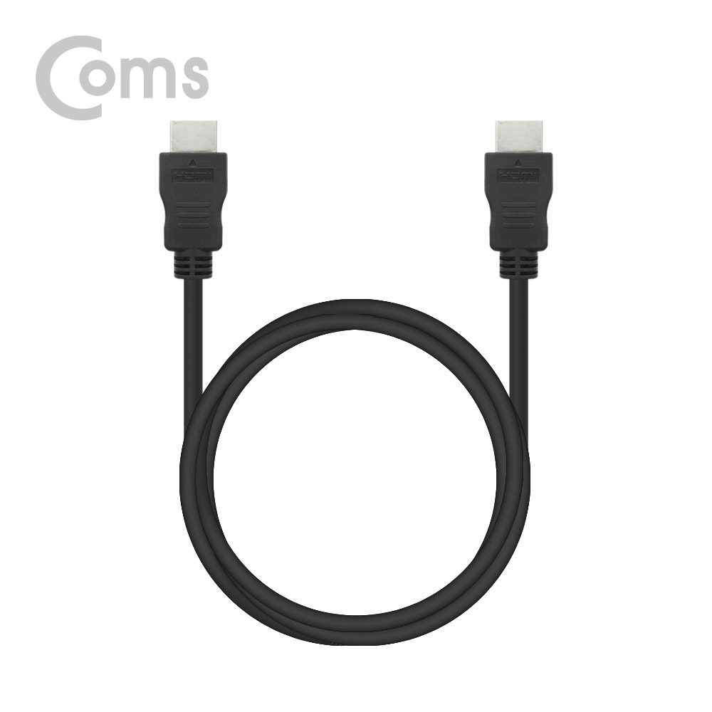 Coms [딜러용] HDMI 케이블(경제형 V2.0) 4K x 2K @60Hz 지원 / 1.2M