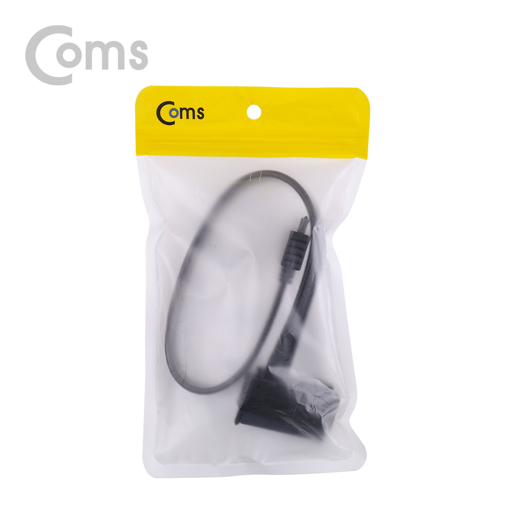 Coms SATA 변환 케이블(데이터 + 전원) /Slimline SATA to SATA - 30cm