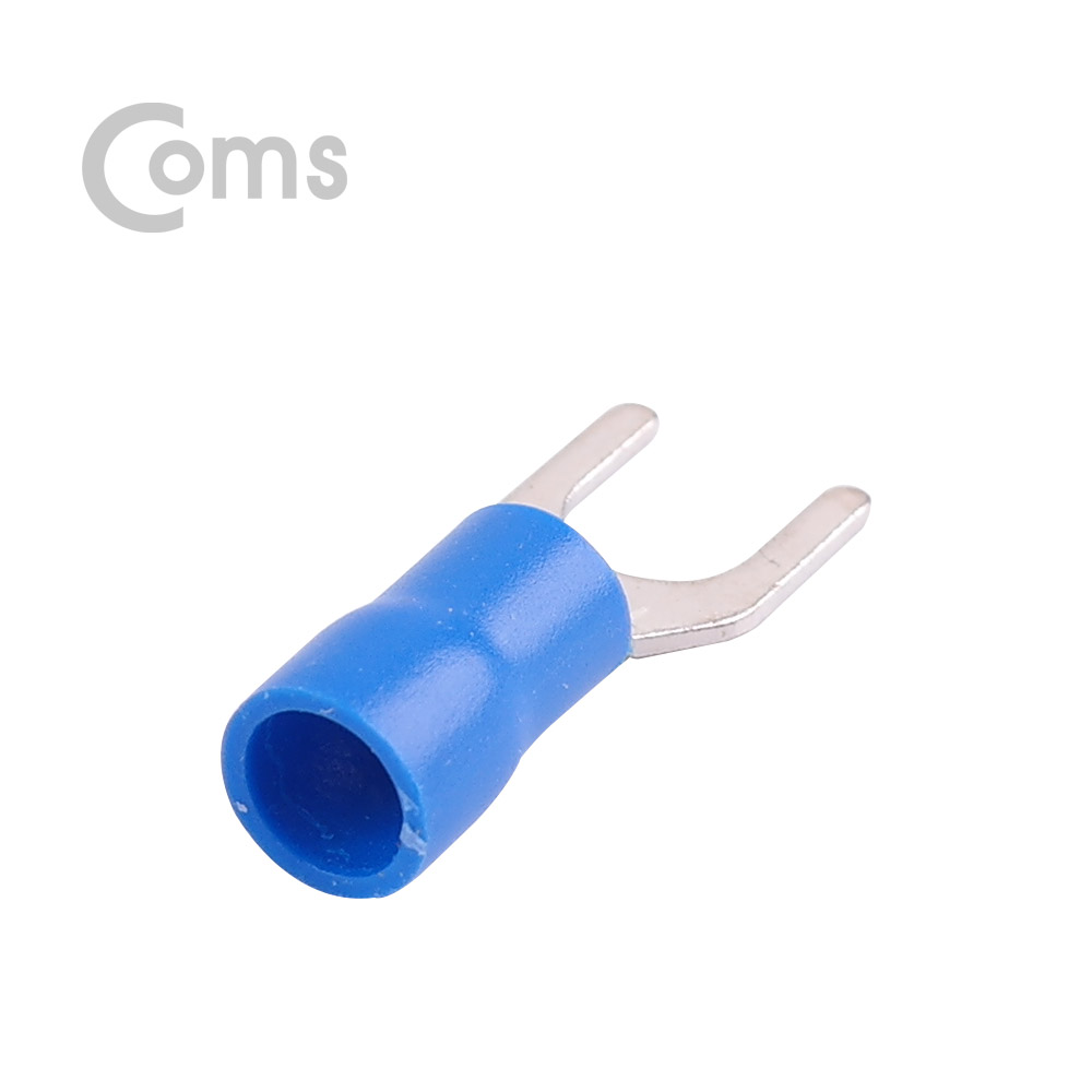Coms 터미널(100pcs)/ Y단자, SVS 2-5 / 파랑, 5.3mm