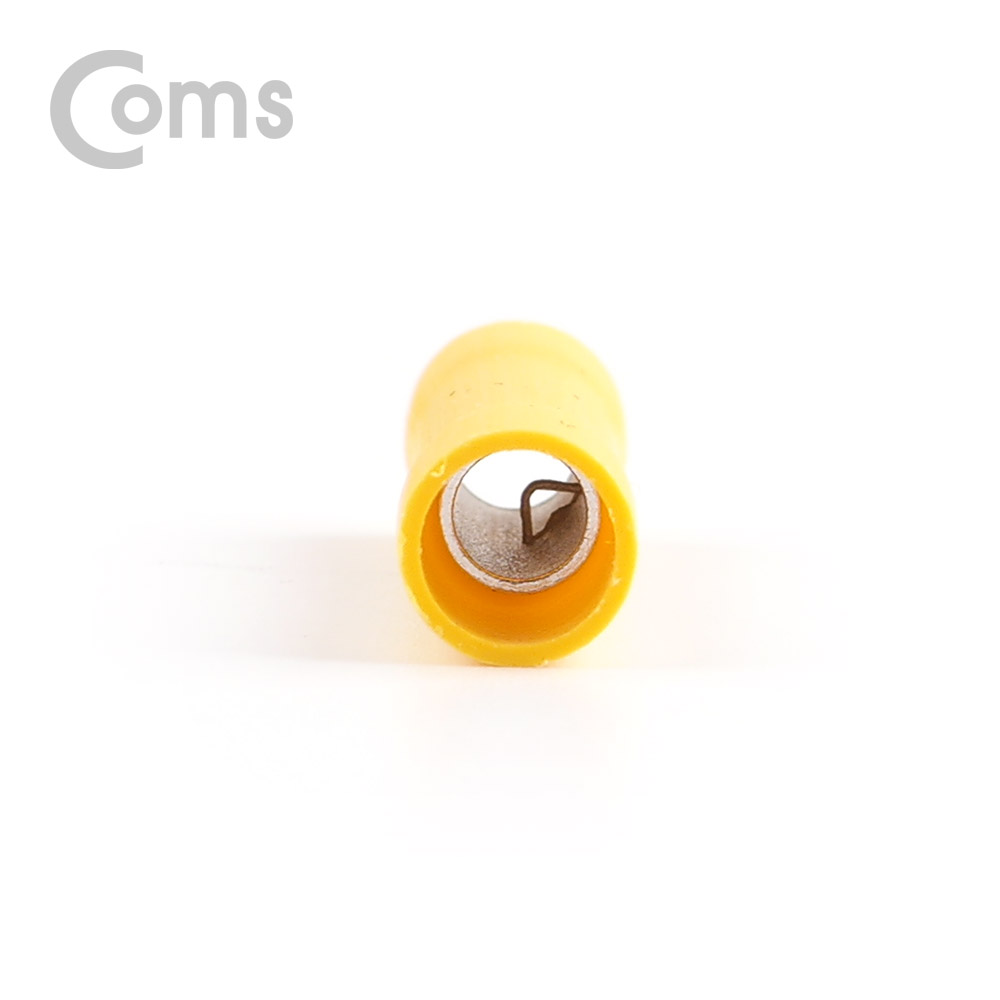 Coms 부트 컨넥터(50pcs), BV5.5 - 절연형/황색