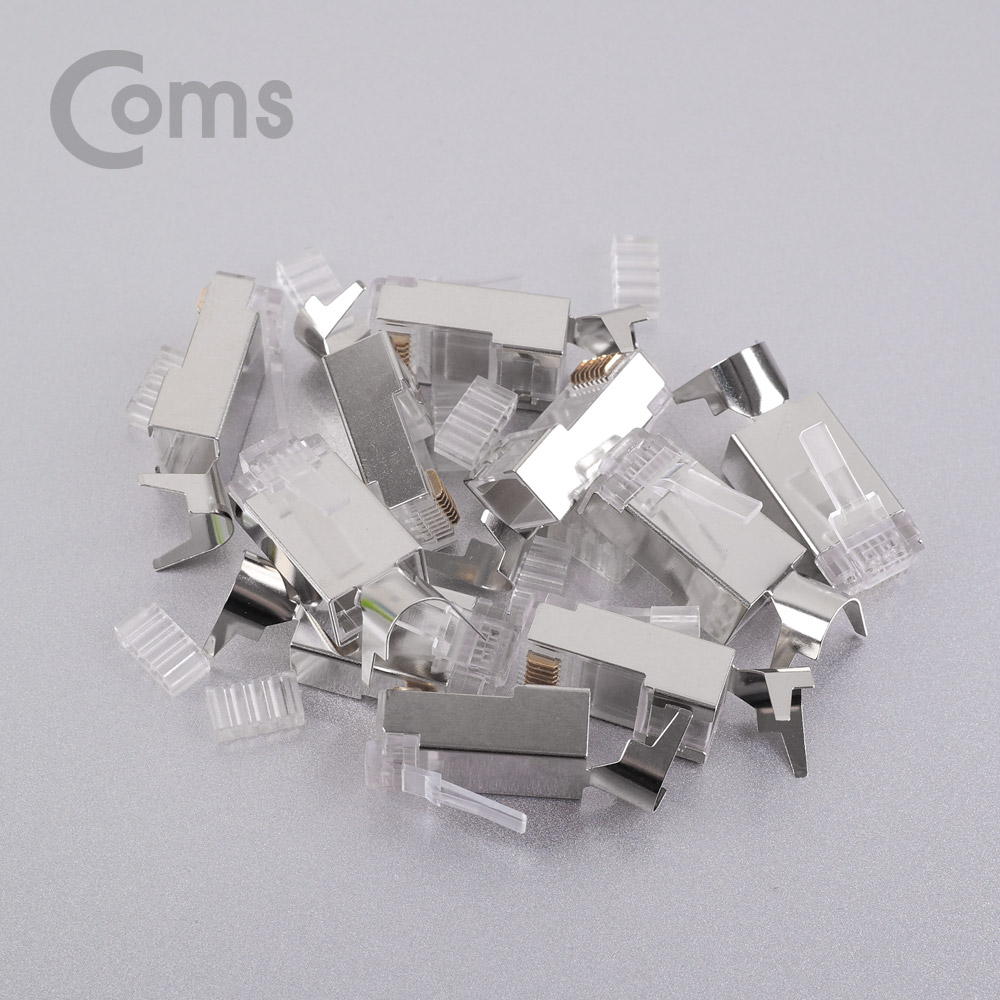 Coms 플러그(RJ45) (8P8C) #7(CAT7)/STP, 10EA