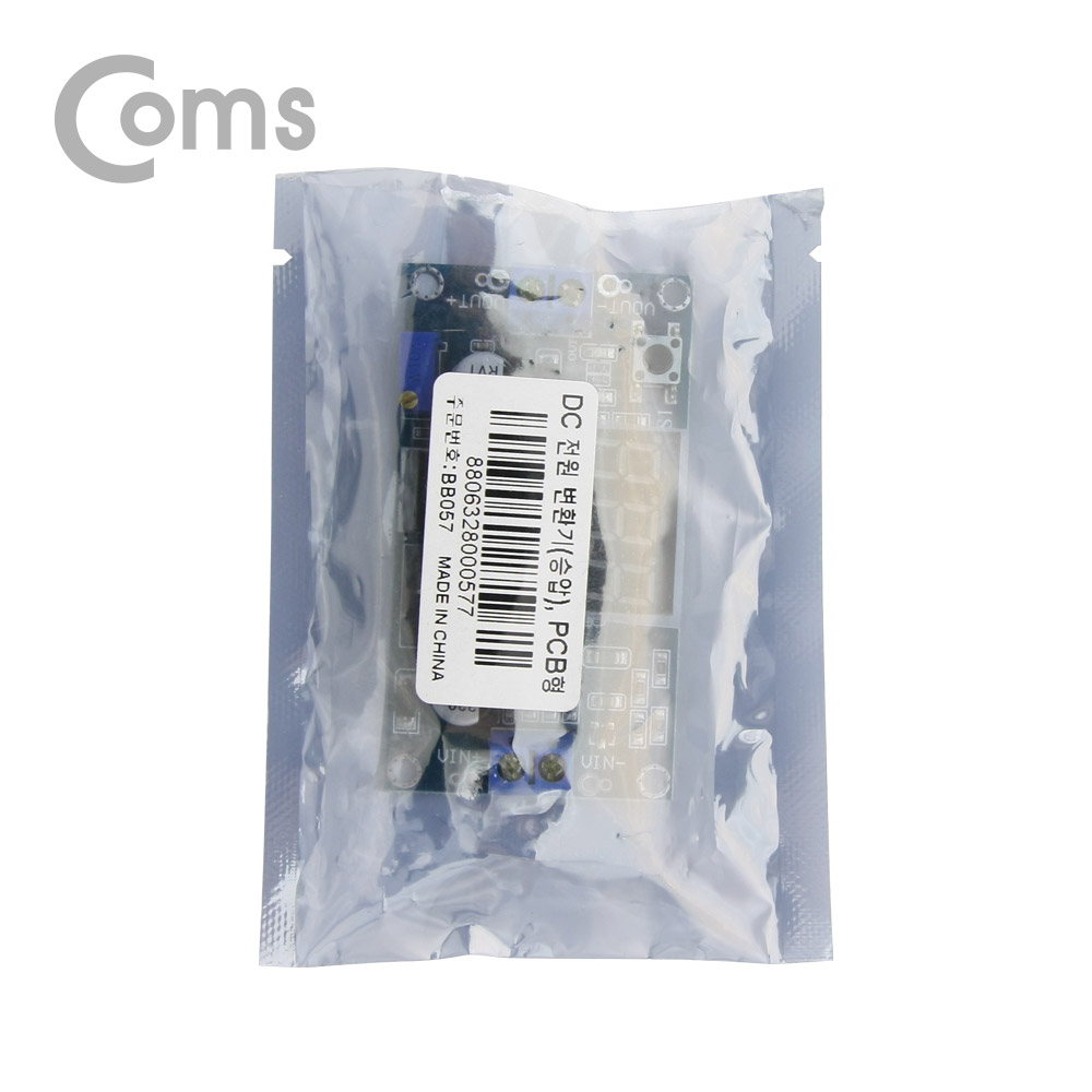 Coms DC 전원 변환기(승압) PCB형, LCD 표시