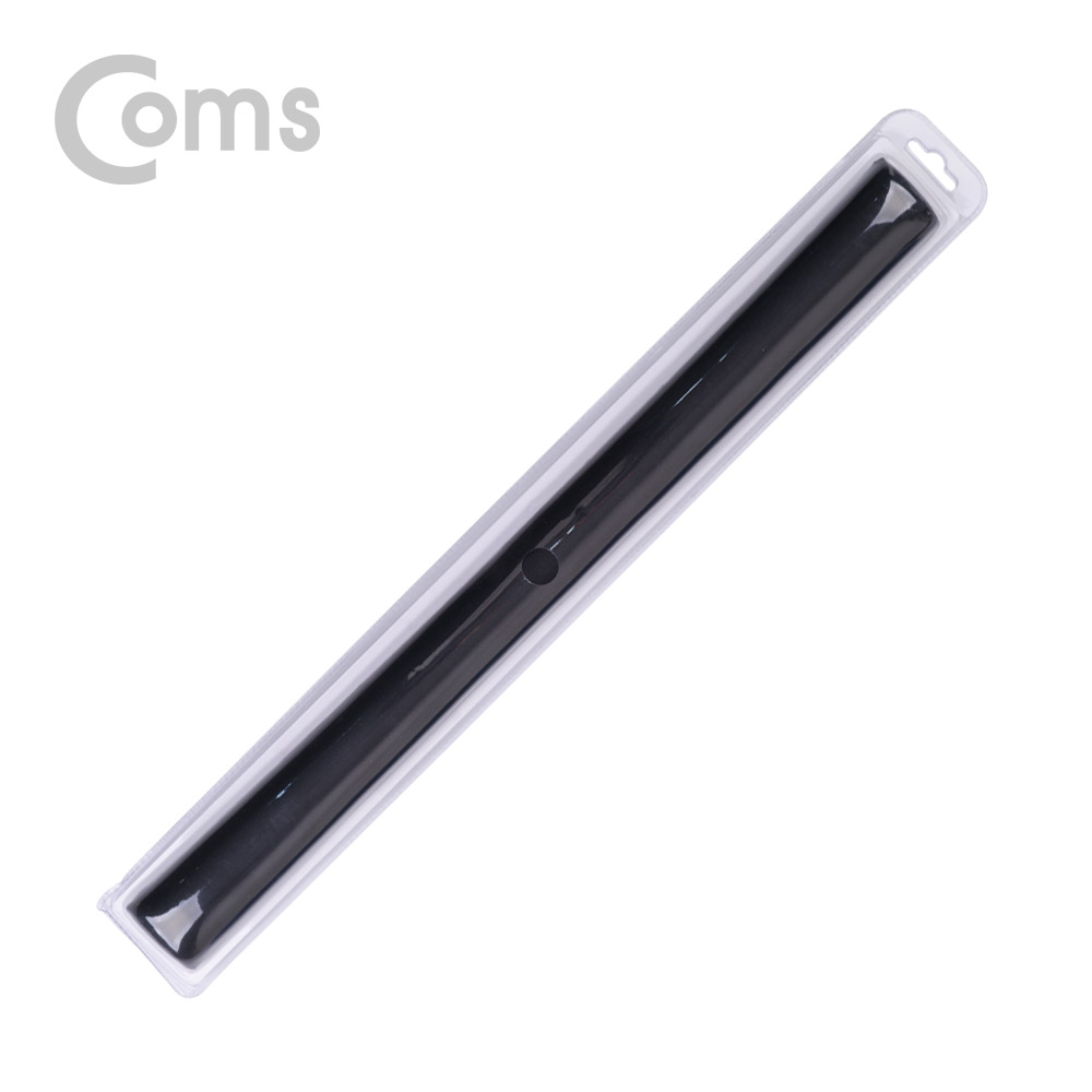 Coms 키보드+마우스 손목 보호대 - LONG & THIN / 59cm X 5cm / 패브릭 커버 / 블랙