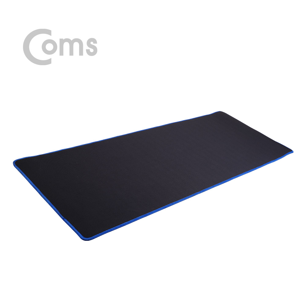 Coms 마우스 패드(장패드), 청색띠 - 80 x 30cm, 두께 5mm