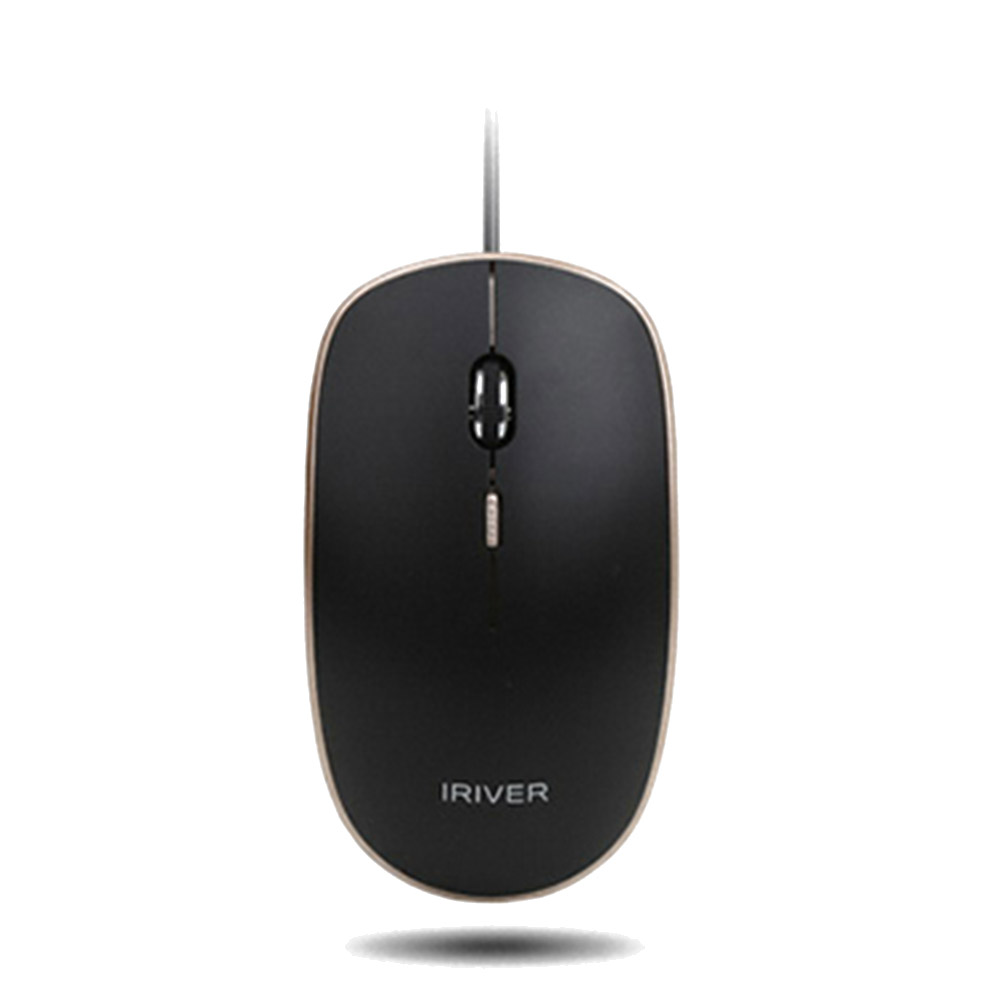 마우스 IRIVER (IR-M1 BLACK) / 유선 검정색, 무소음