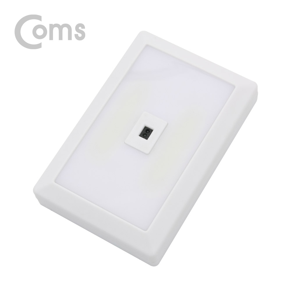 Coms 벽면등(Switch Light) 사각 20LED / 동작감지센서 / 3 x AAA