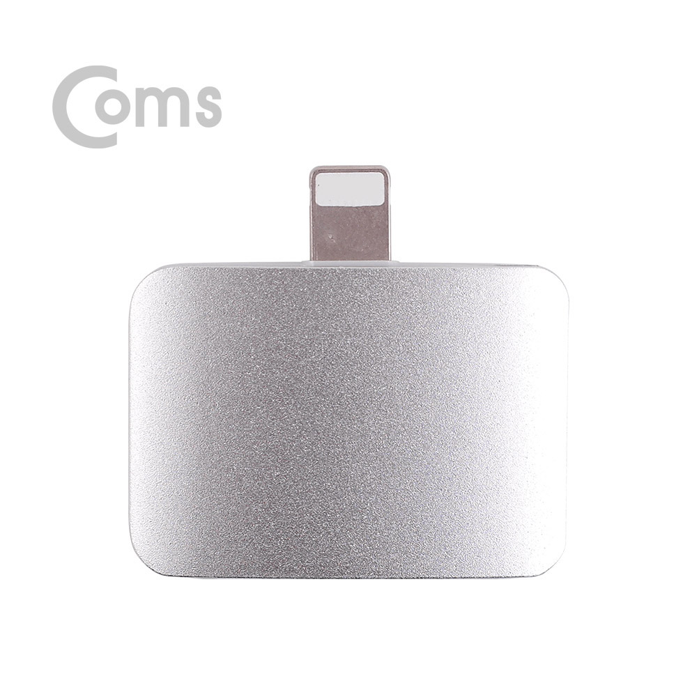Coms IOS 8핀 (8Pin) 2 분배기 /  Aux / 8Pin 듀얼젠더 / 이어폰 / 충전 동시지원