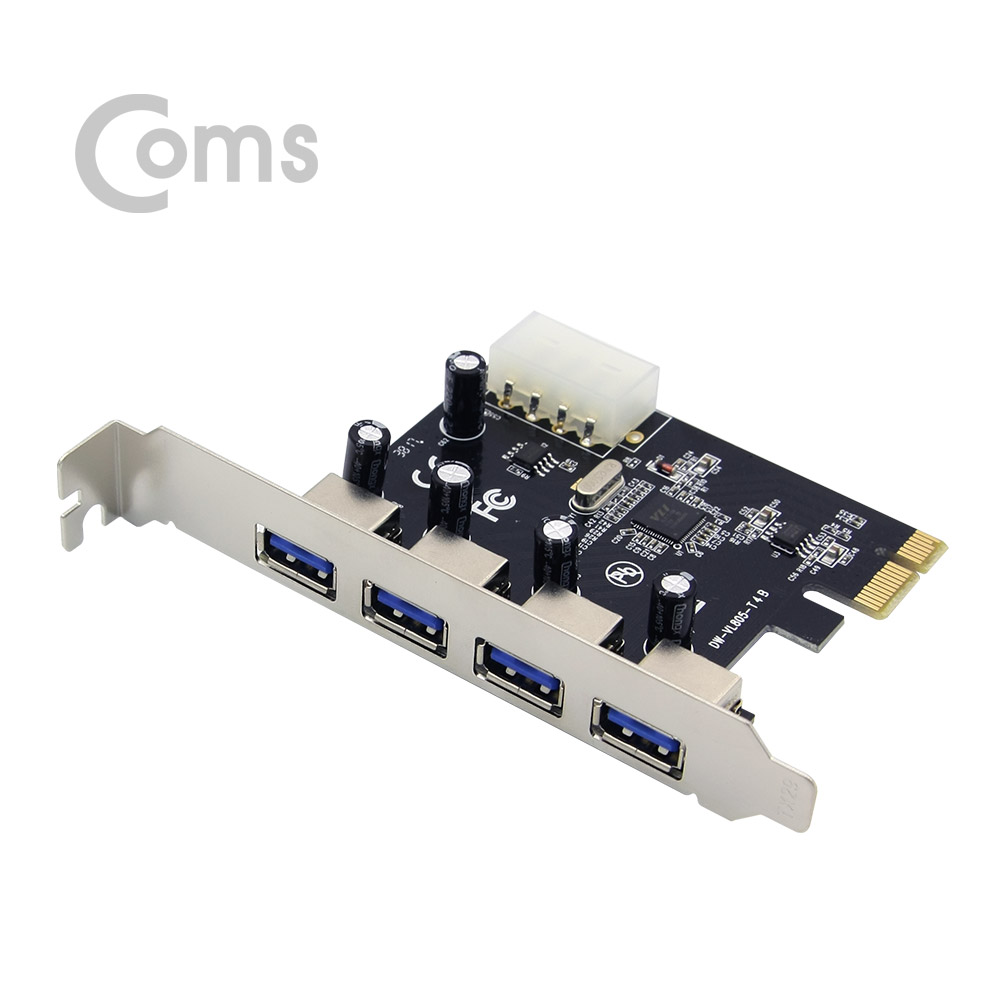 Coms USB 카드 3.0(PCI-e), 4Port, PCI-express card