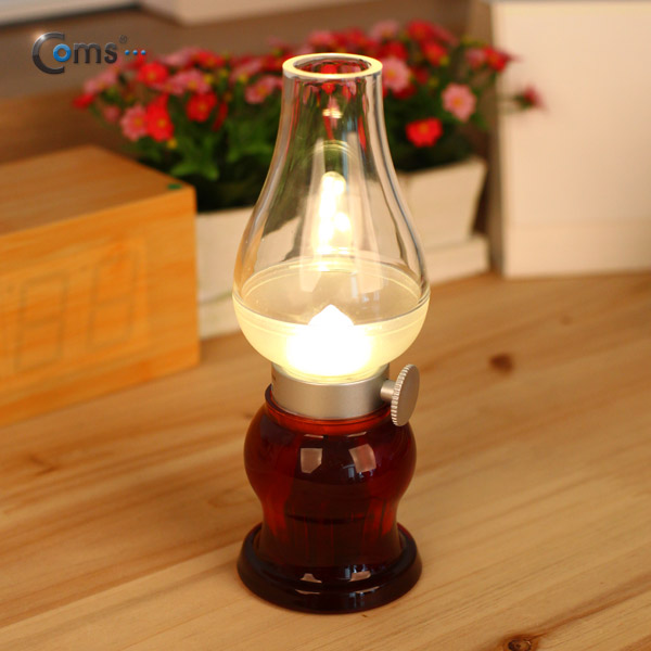Coms USB 램프 (호롱불), Red