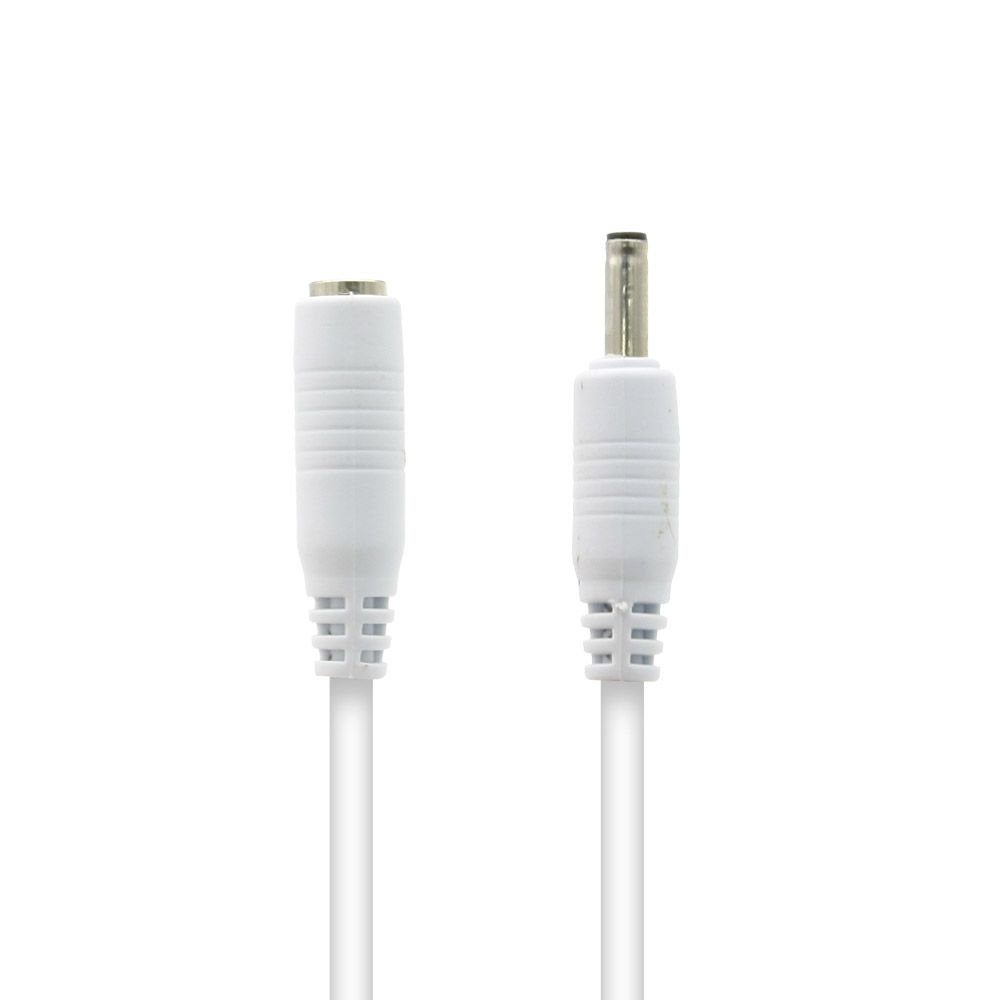 Coms DC 3.5 전원 케이블(연장) 1M, White