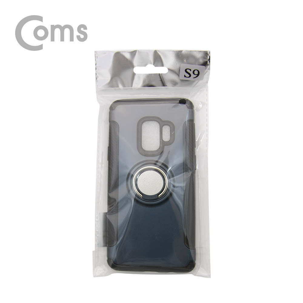 Coms 스마트폰 케이스(핑거링), Dark Blue, 갤S9/갤럭시
