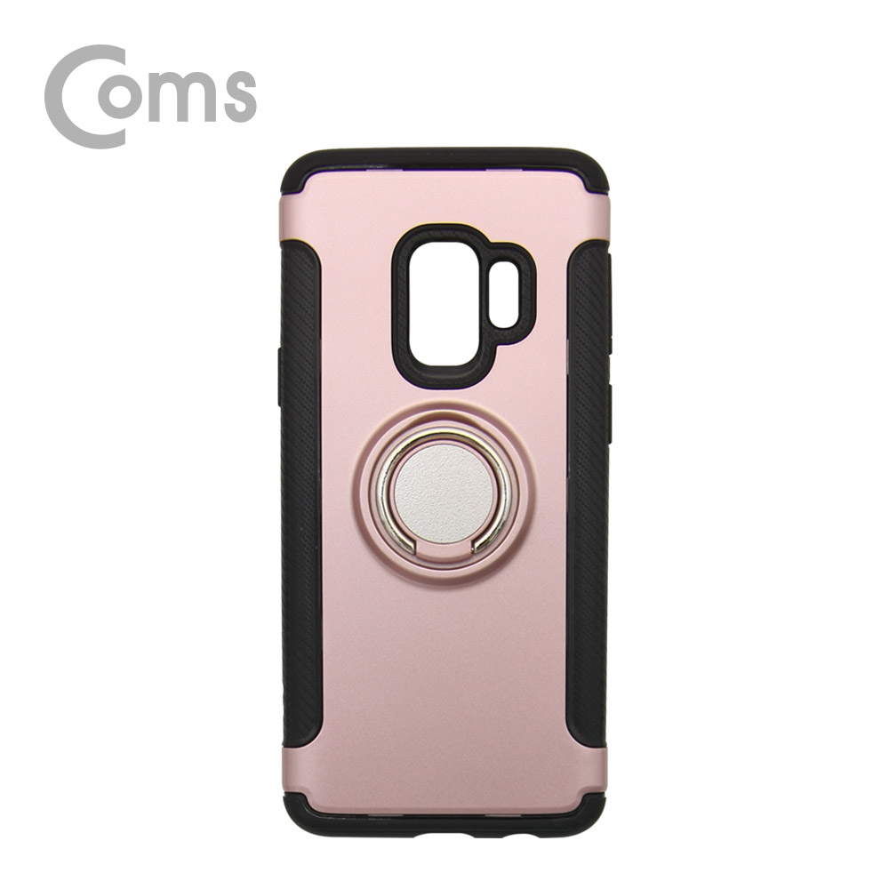 Coms 스마트폰 케이스(핑거링), Pink, 갤S9/갤럭시