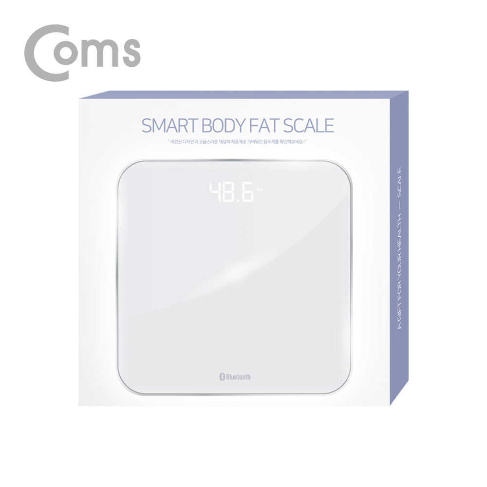 Coms 블루투스 체중계 / 체지방(BMI) 측정