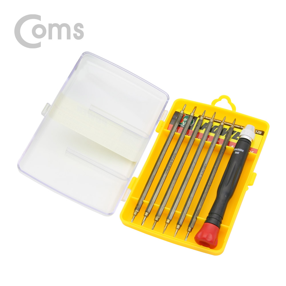 Coms 정밀 드라이버 공구세트 / 일자 / 십자 / 별형