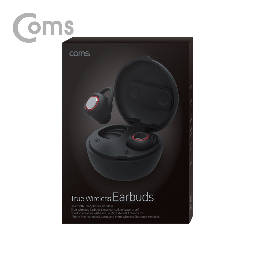 Coms 블루투스 v4.2 무선 이어폰(이어셋) / 자동페어링 / 핸즈프리 / TWS 스테레오/Stereo
