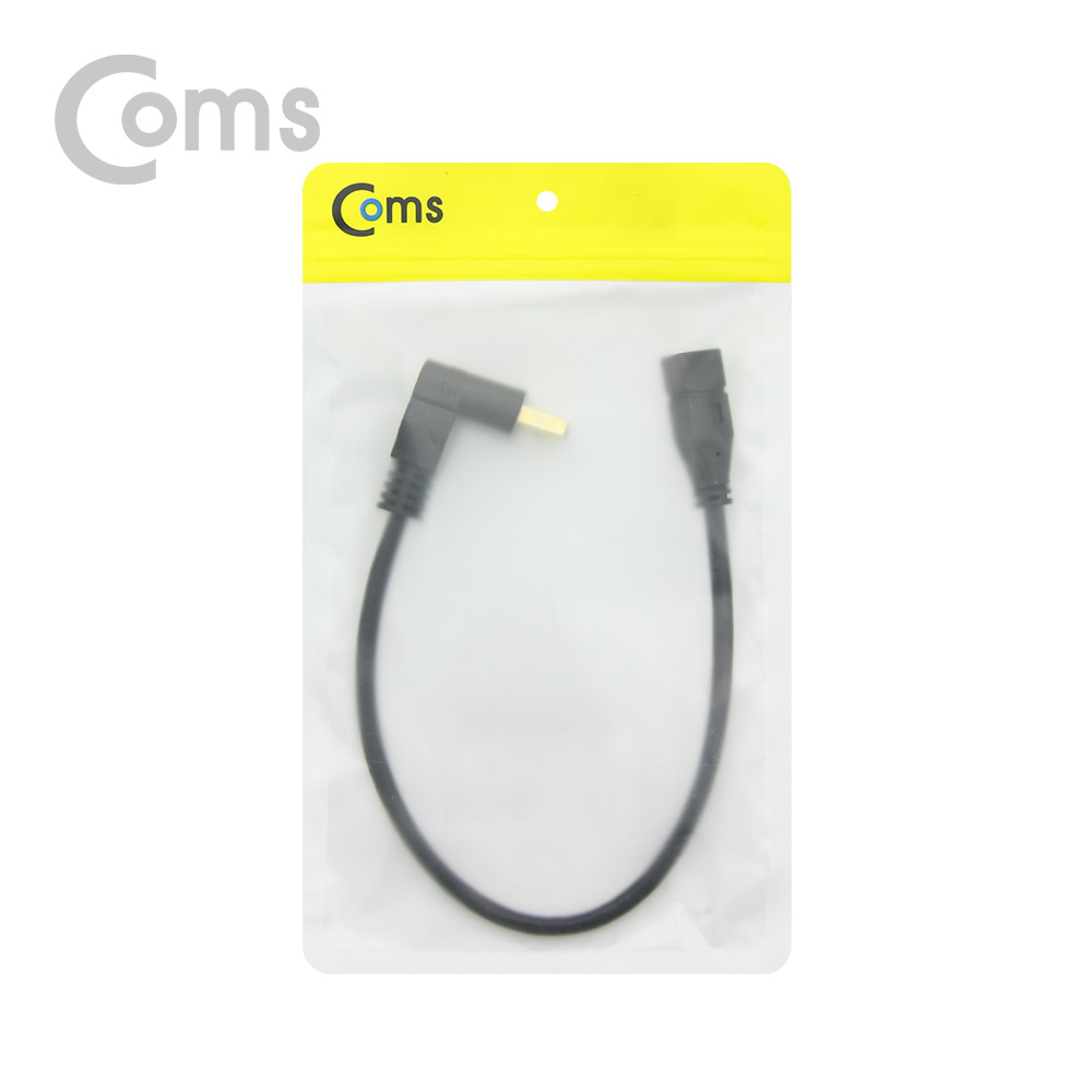 Coms 디스플레이 포트 젠더 변환 DP(M) 상향꺾임(꺽임) / Mini DP(F) 30cm/DisplayPort