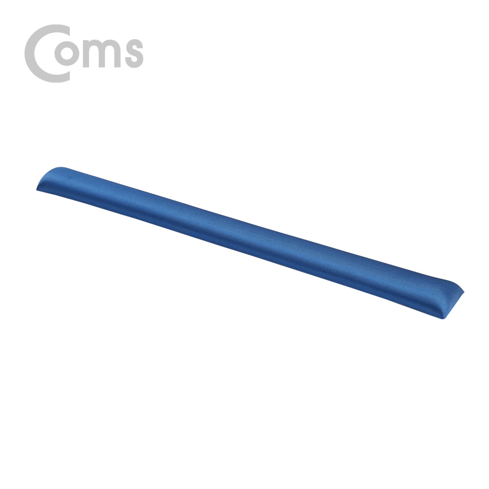 Coms 키보드+마우스 손목 보호대 - LONG & THIN / 59cm X 5cm / 패브릭 커버 / 블루