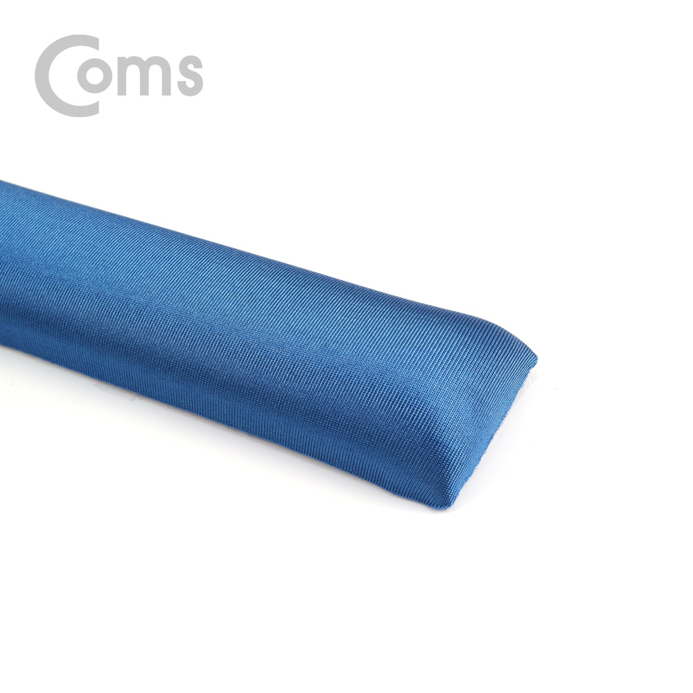 Coms 키보드+마우스 손목 보호대 - LONG & THIN / 59cm X 5cm / 패브릭 커버 / 블루
