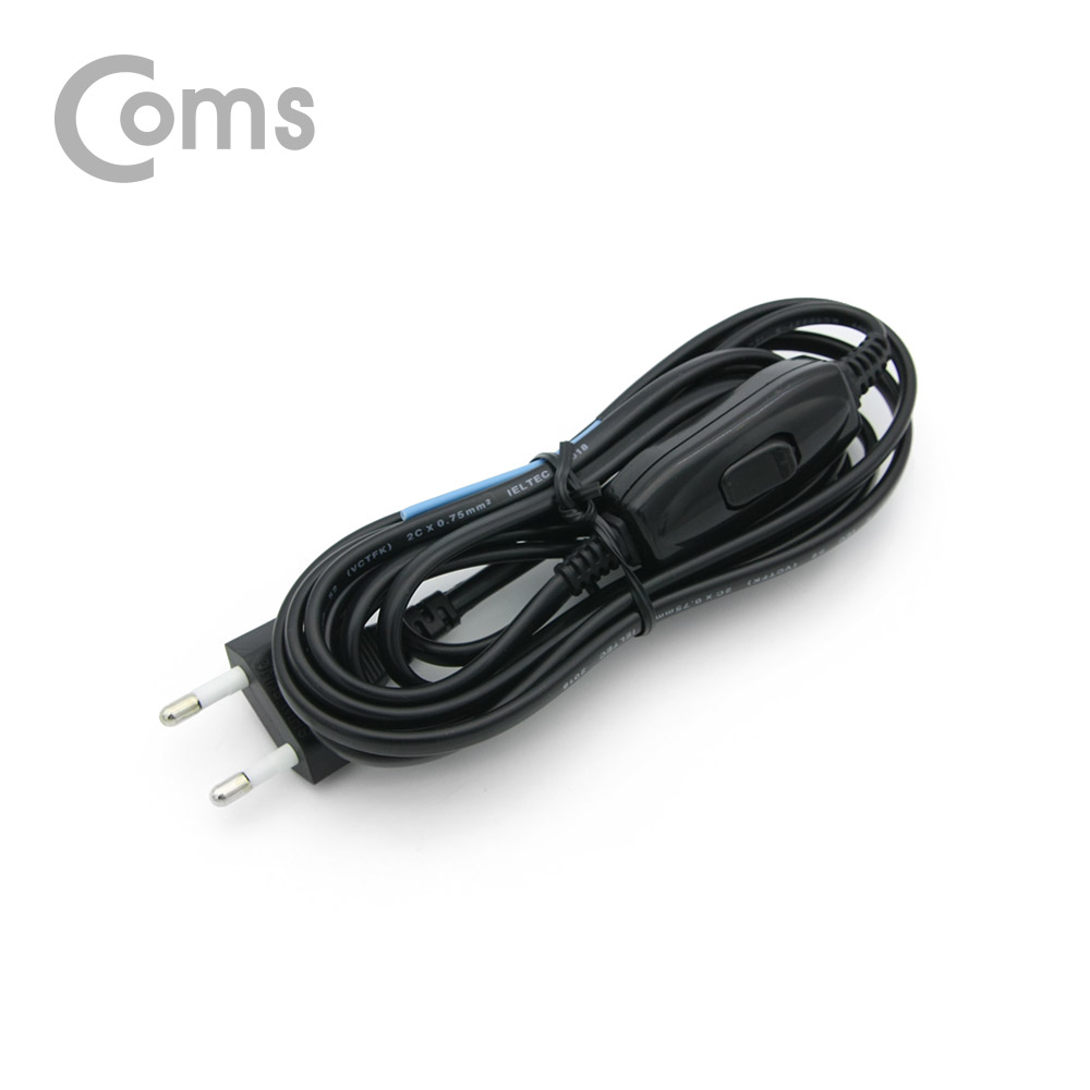 Coms AC 전원 스위치 케이블 3M (250V-2.5A)