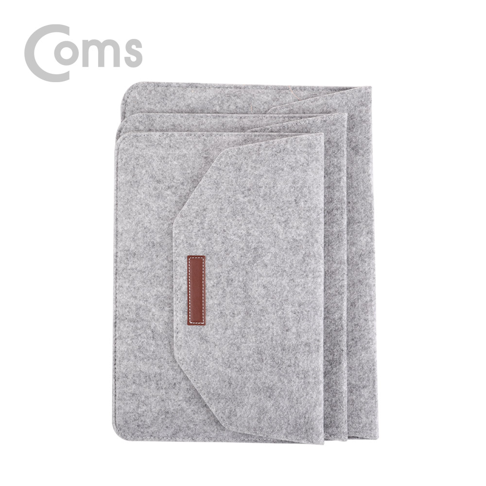 Coms 펠트 노트북 파우치 / 노트북 가방 / 슬림형 / 11.6형 / Gray