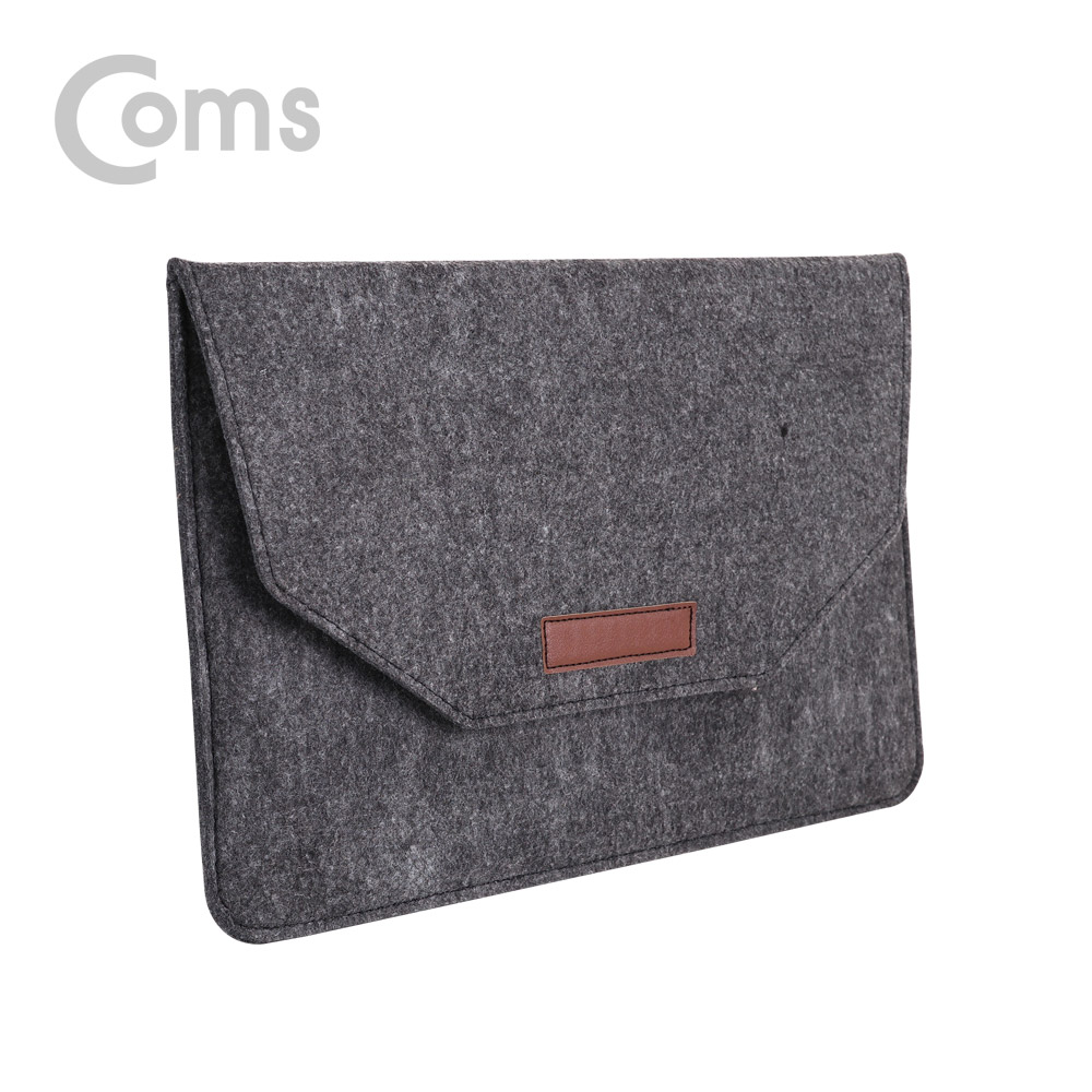 Coms 펠트 노트북 파우치 / 노트북 가방 / 슬림형 / 13.3형 / Dark Gray