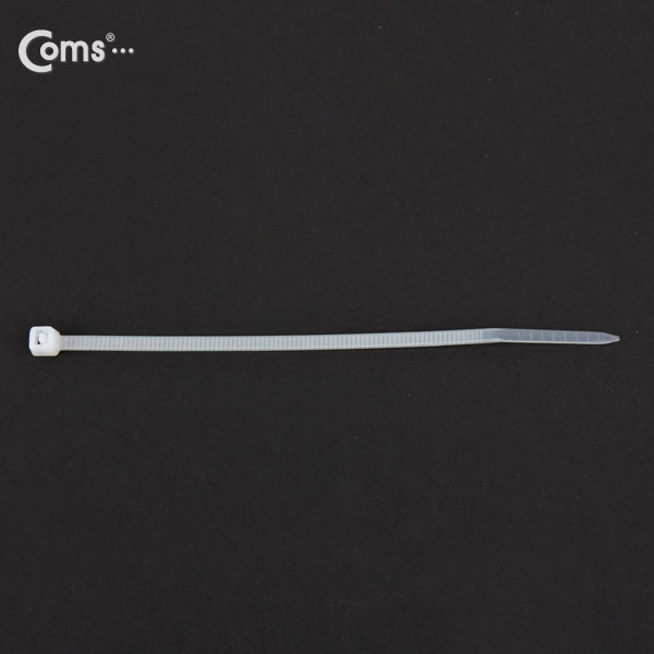 Coms 케이블 타이(1봉/100pcs) CHS-3 흰색, 100mm x 3mm
