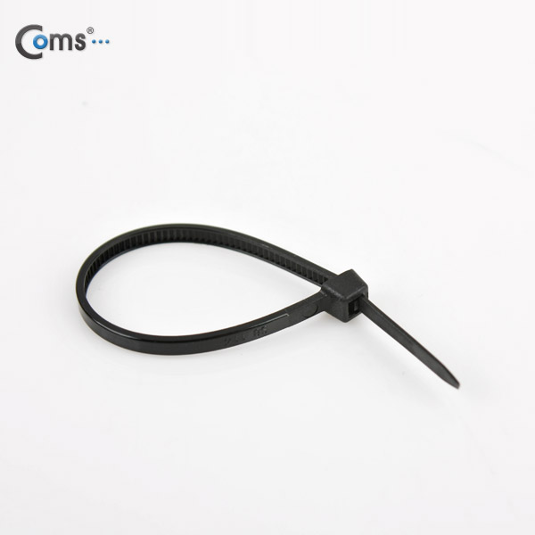 Coms 케이블 타이(1봉/100pcs) CHS-3 검정, 100mm x 3mm