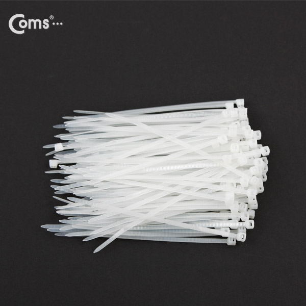 Coms 케이블 타이(1봉/1000pcs), CHS-3 흰색/소, 100mm x 3mm