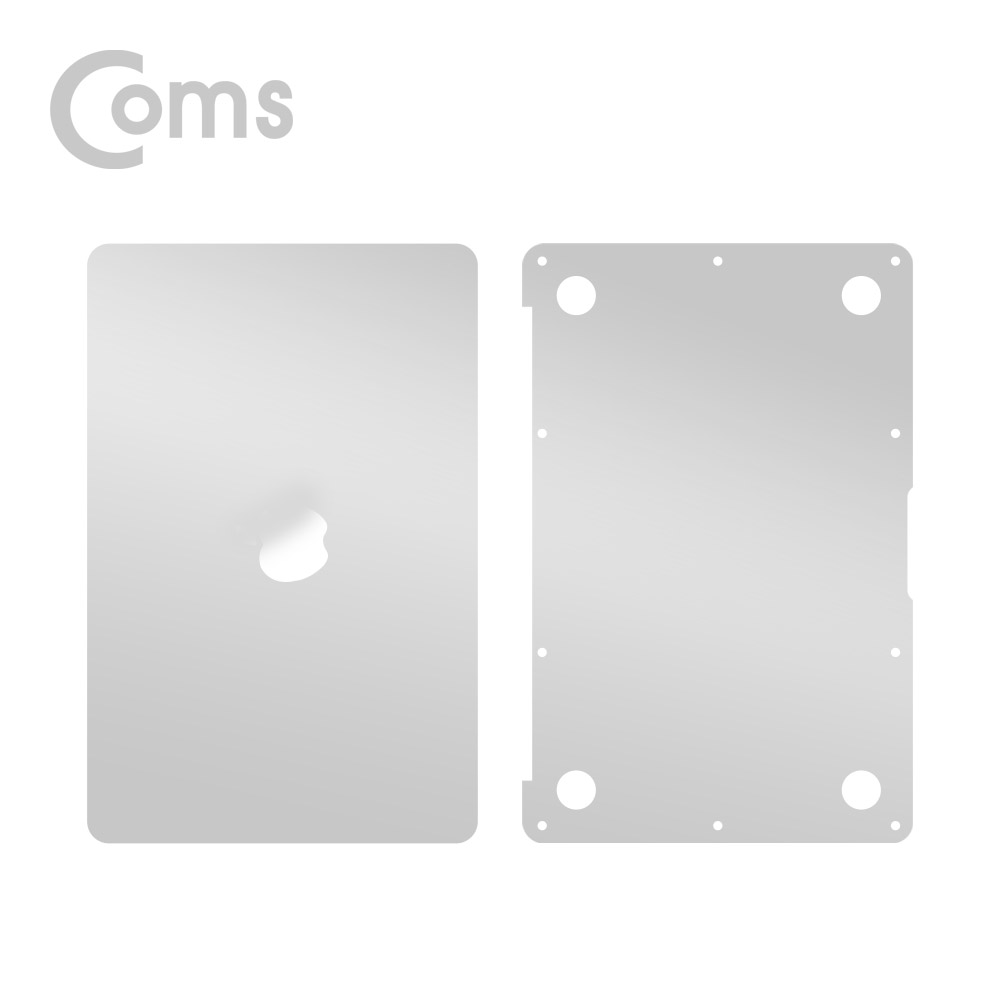Coms 맥북 보호가이드(Silver), 외부 보호필름, Macbook Air 11형, 맥북 에어 11형
