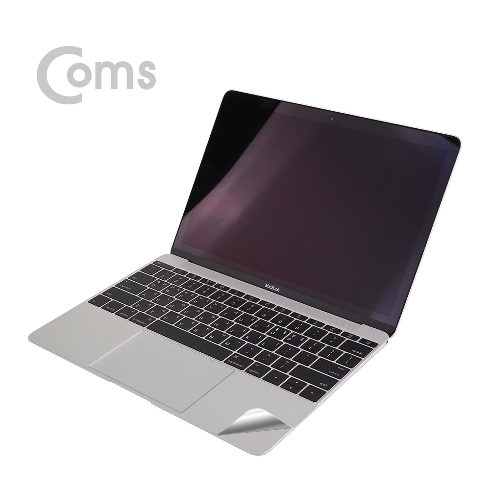 Coms 맥북 팜 레스트 스킨(Silver) Macbook Air 11형 / 팜 가드 / 보호필름