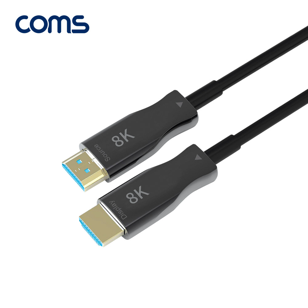 Coms HDMI 2.1 AOC 리피터 광케이블 15M / 8K@60Hz, 최대4K@120Hz