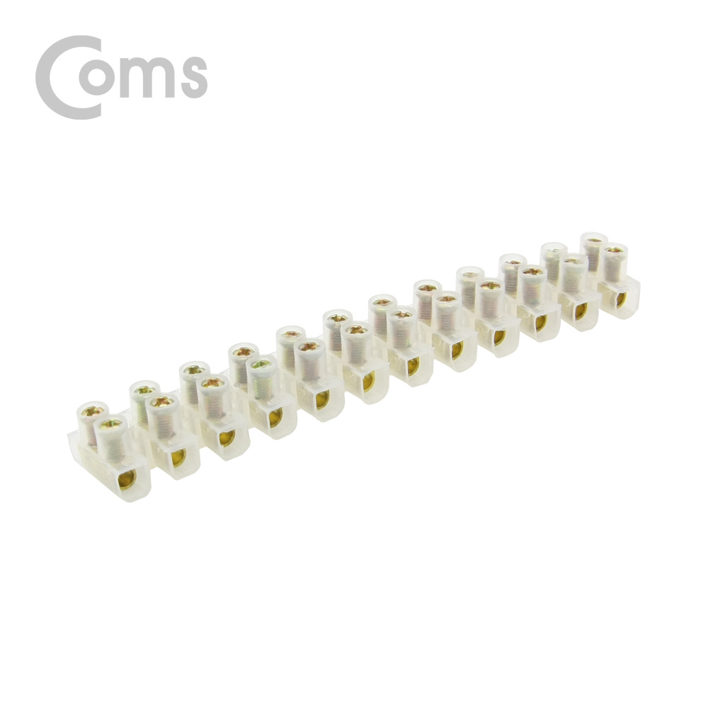 Coms 터미널 블록, 와이어 커넥터용 12P (중형) / 120mm X 20mm X 14mm / DC 전원 전용