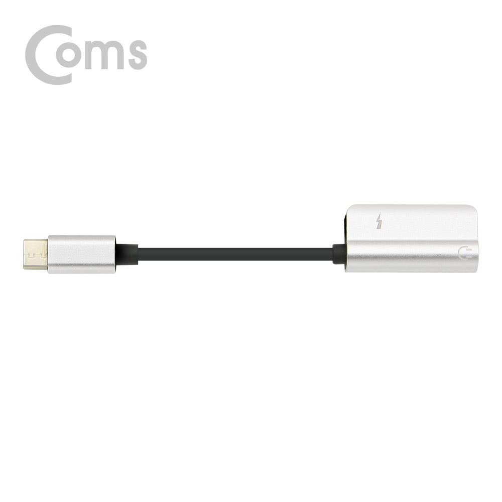 Coms USB 3.1(Type C) 듀얼젠더 12cm / 충전+AUX / 화웨이, 샤오미 전용 (국내폰 사용불가)