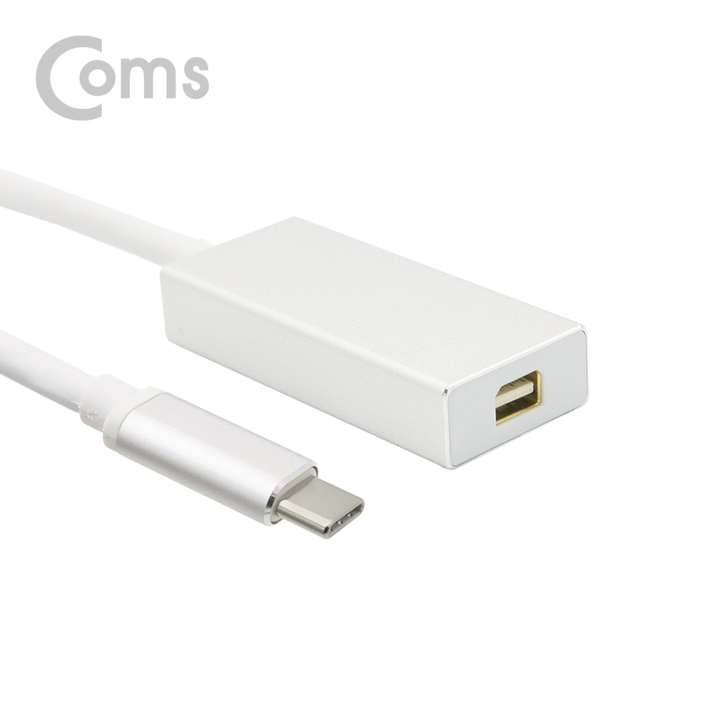 Coms USB 3.1 컨버터(Type C) Mini DP 변환, 16cm / 4K2K 60Hz / Type C(M) to Mini DP(F)