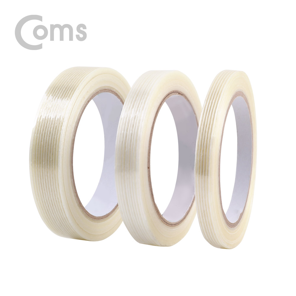 Coms 필라멘트 테이프 15mm x 25M / 접착 테이프(강력)