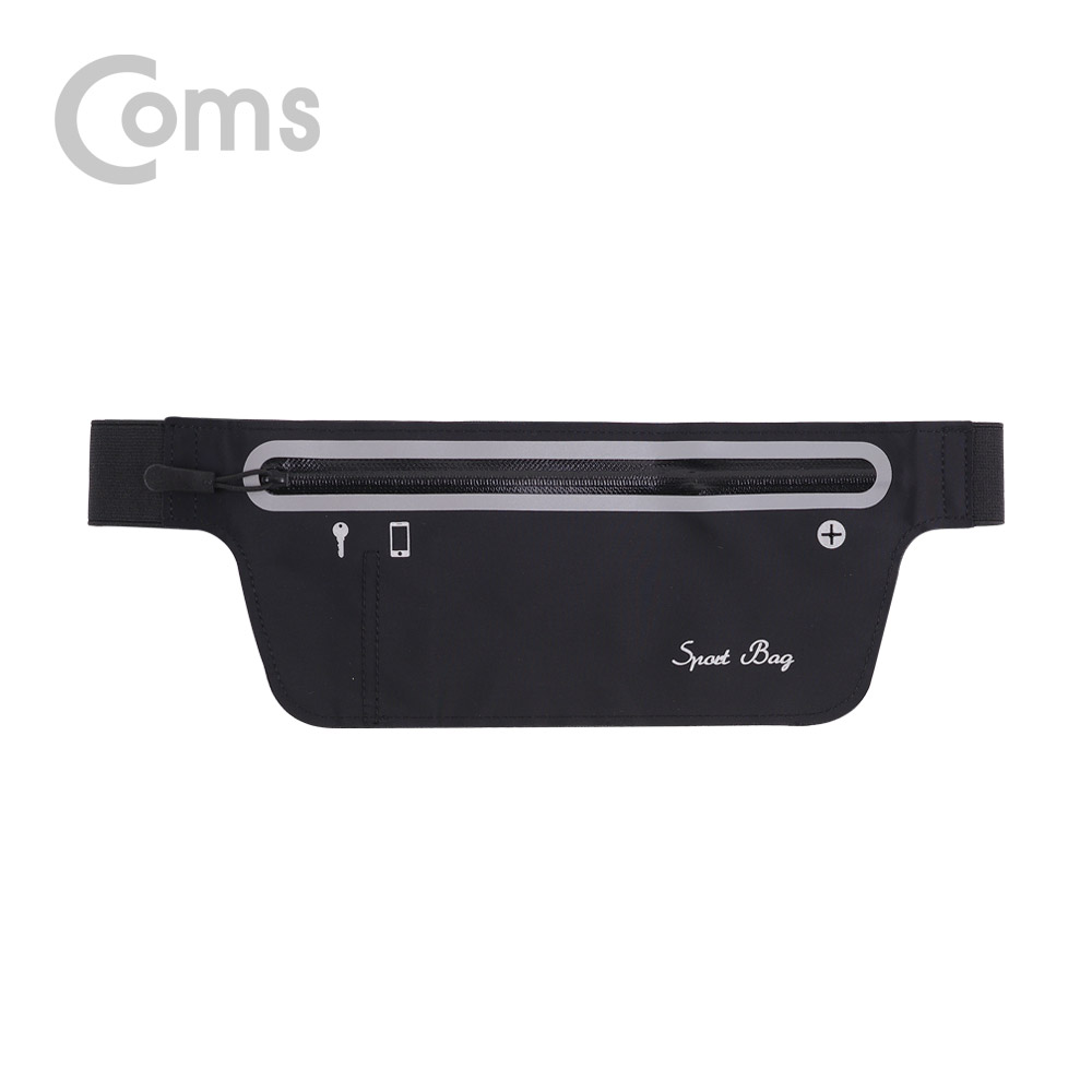 Coms 다용도 포켓 벨트, Black