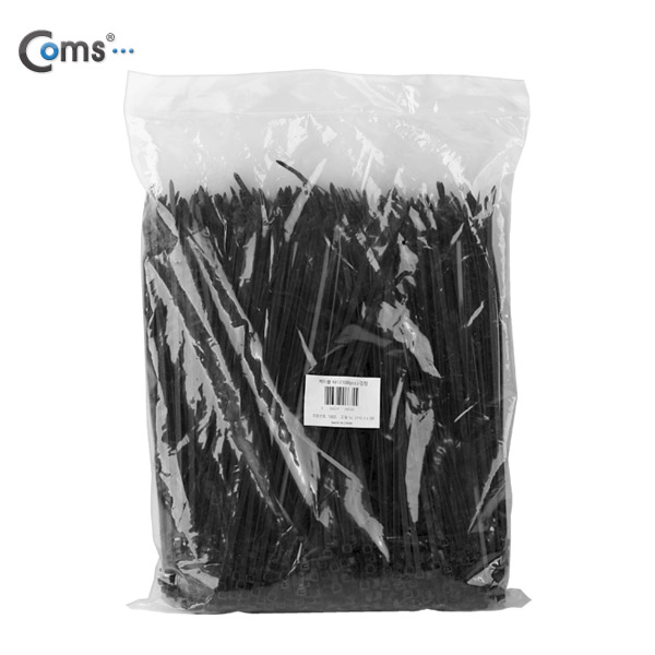 Coms 케이블 타이(1봉/1000pcs), CHS-5 * 300/검정, 300x5mm
