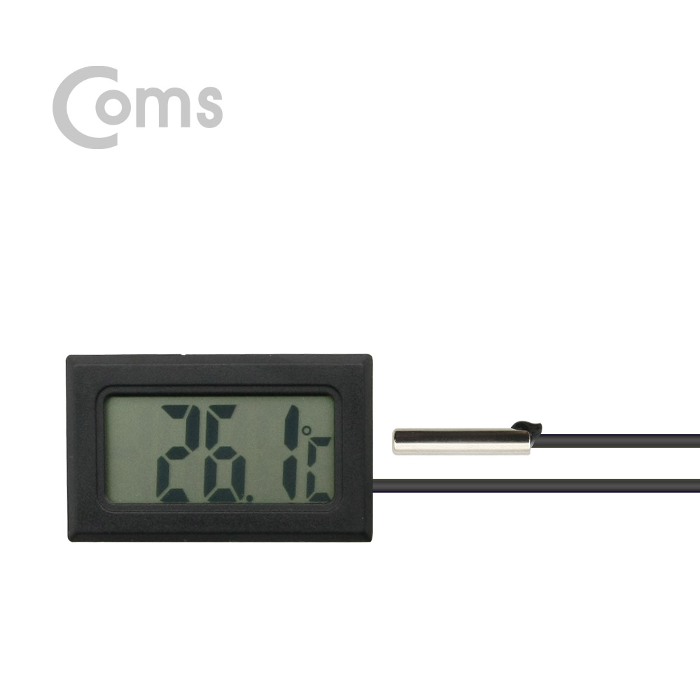 Coms 온도계 (접촉온도 측정), LR44 2ea