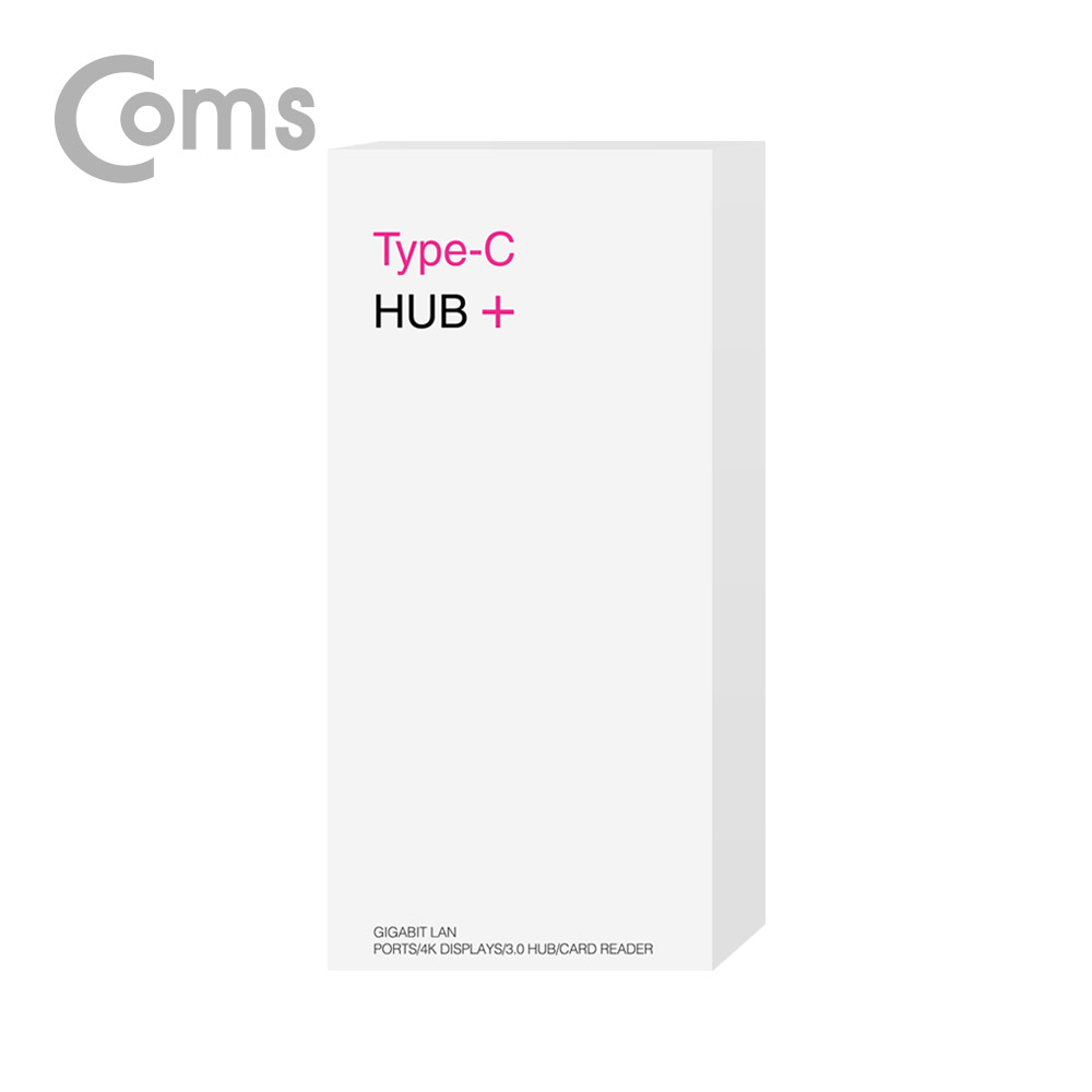 Coms USB 3.1 Type-C 멀티 컨버터(허브) / HDMI + HUB + 카드리더 + 3.0 2Port