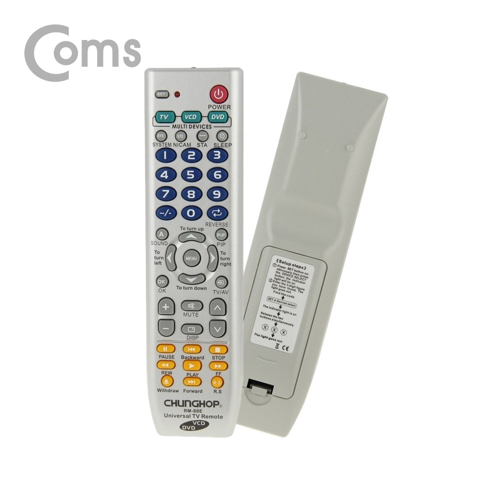 Coms 3 in 1 멀티 리모컨 / 리모콘 (TV/VCD/DVD)