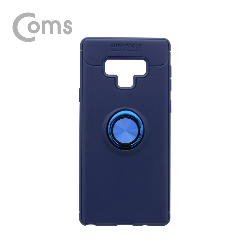 Coms 스마트폰 케이스(핑거링), Blue, 갤노트9, 갤럭시노트9, TPU