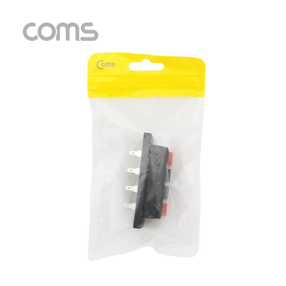 Coms 스피커 앰프 터미널 단자 / 4포트 / 좌2/우2 / DIY 제작용