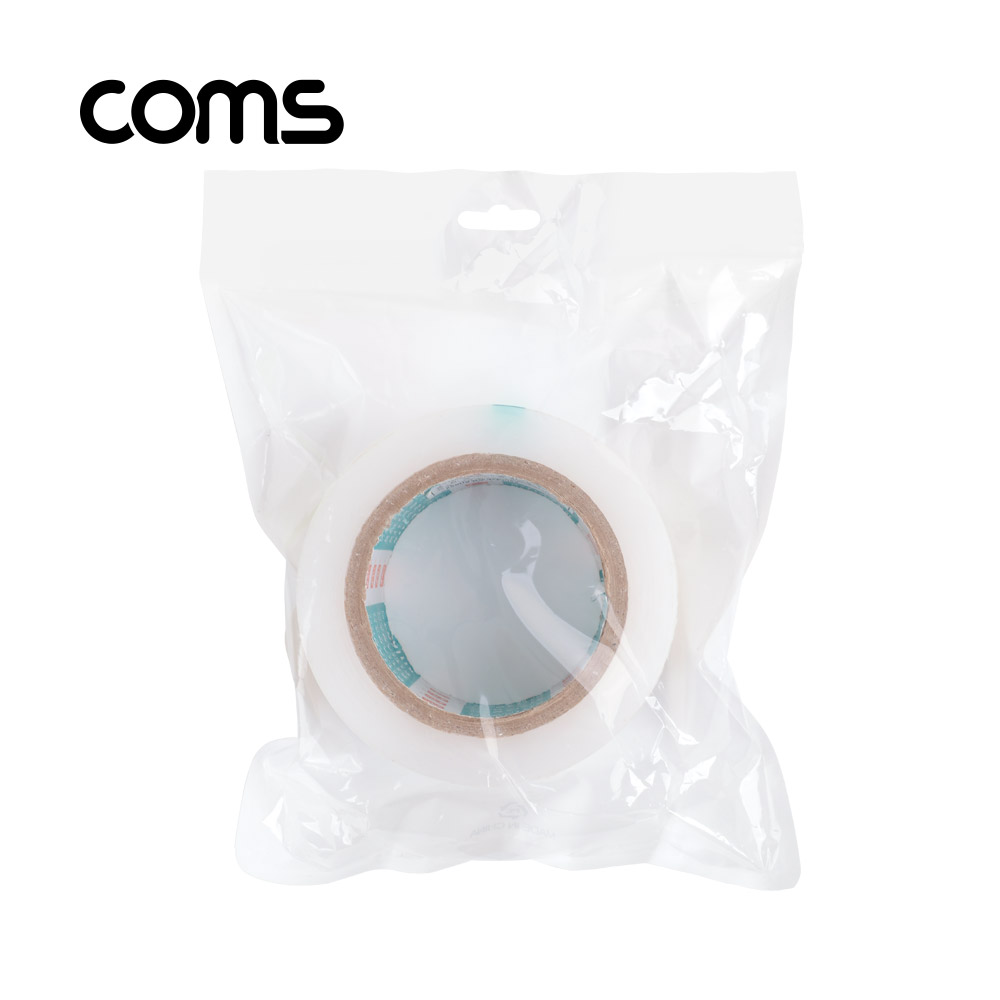 Coms 투명 비닐 테이프 (흠집보호 / 10cm / 68M)