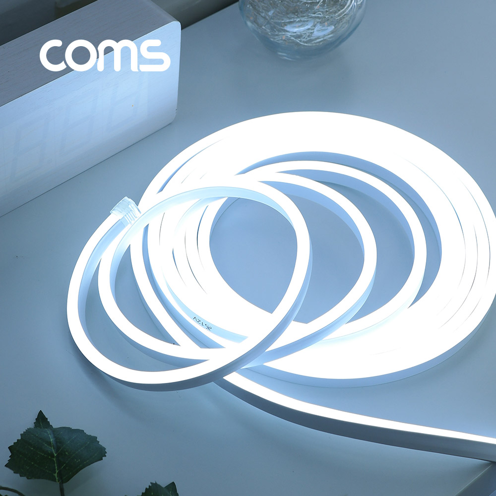 Coms 줄/띠형 LED 슬림형 세트 5M, White