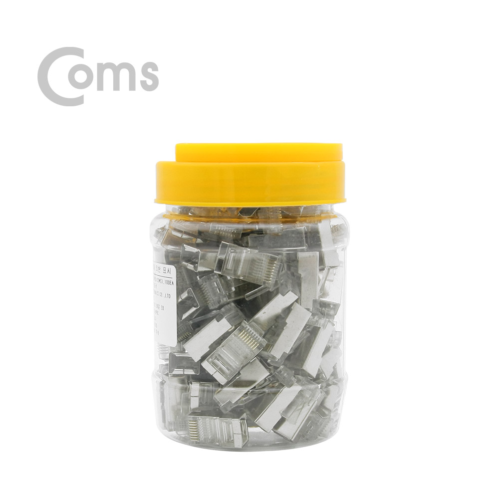 Coms 플러그(RJ45) (8P8C/COMS), 100EA / CAT6 / STP